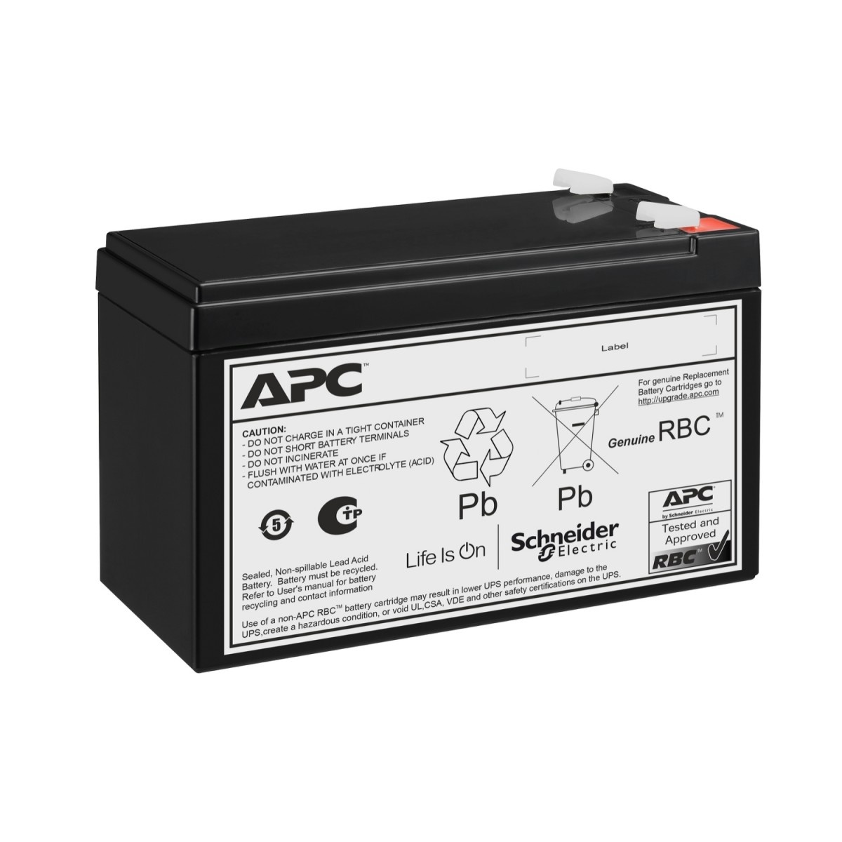 APC APC APCRBC176 batteria UPS Acido piombo (VRLA) 24 V 9 Ah - BATTERIE E ALIMENTATORI | TecnoCARE.net Sabaudia, Latina, Terracina, San Felice Circeo e Pontinia