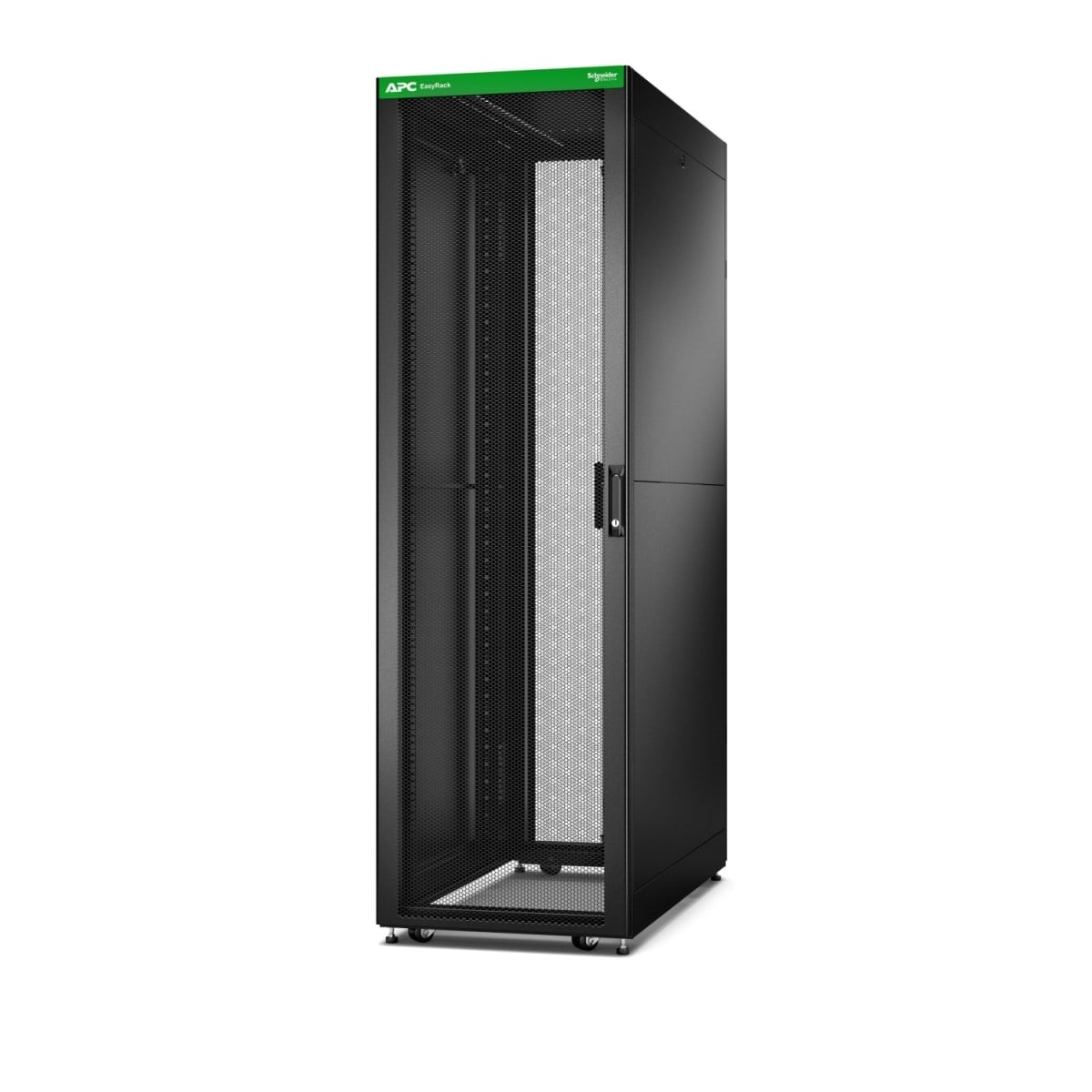 APC Easy Rack 600mm/42U/1100mm con Tetto, Pannello laterale, ruote, piedi e 4 Supporti, Senza Fondo, nero - COMPONENTI | TecnoCARE.net Sabaudia, Latina, Terracina, San Felice Circeo e Pontinia