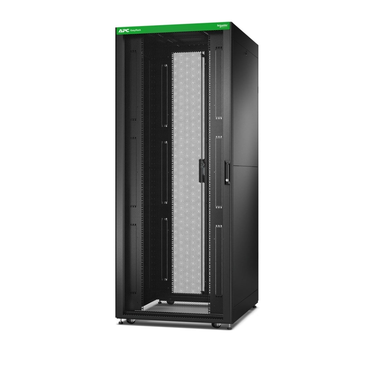 APC Easy Rack 800mm/42U/800mm con Tetto, Pannello laterale, ruote, piedi e 4 Supporti, Senza Fondo, nero - COMPONENTI | TecnoCARE.net Sabaudia, Latina, Terracina, San Felice Circeo e Pontinia