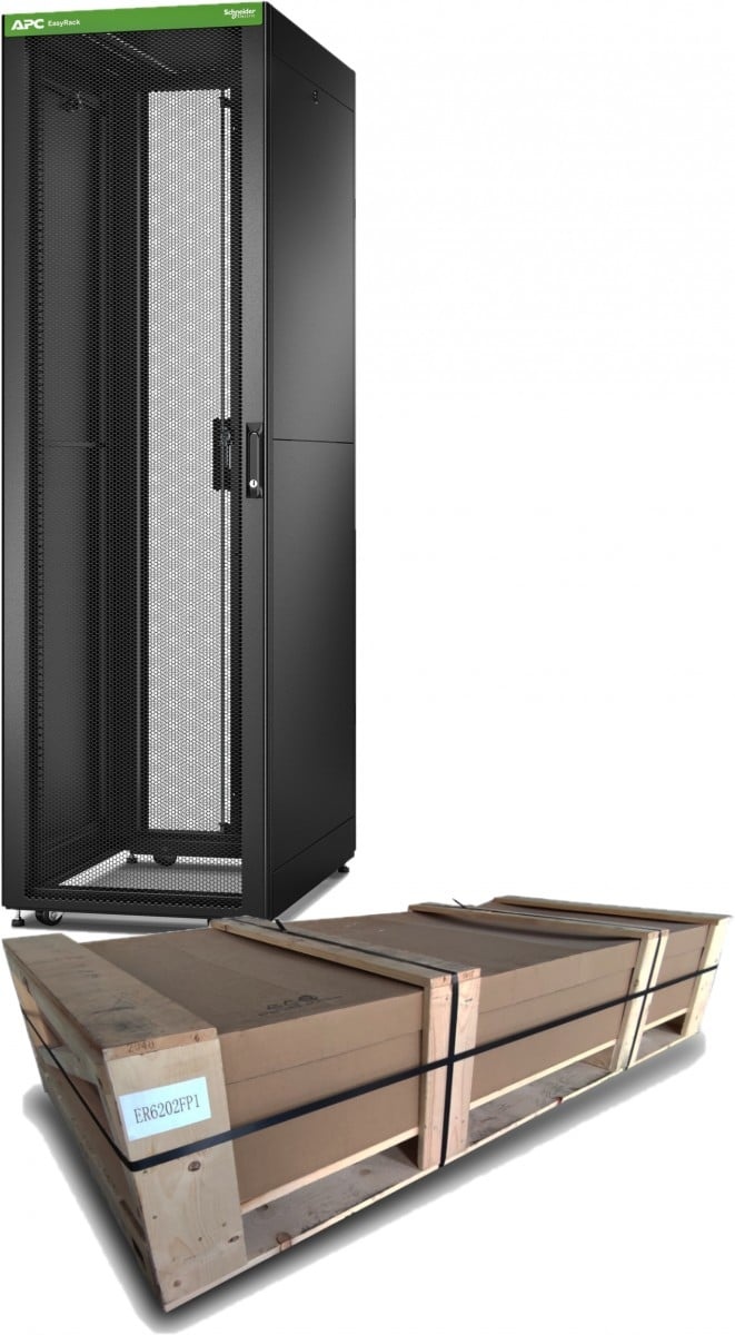 APC APC ER6202FP1 Easy Rack 42U Rack Nero Autonomo con Tetto e Ruote - COMPONENTI | TecnoCARE.net Sabaudia, Latina, Terracina, San Felice Circeo e Pontinia