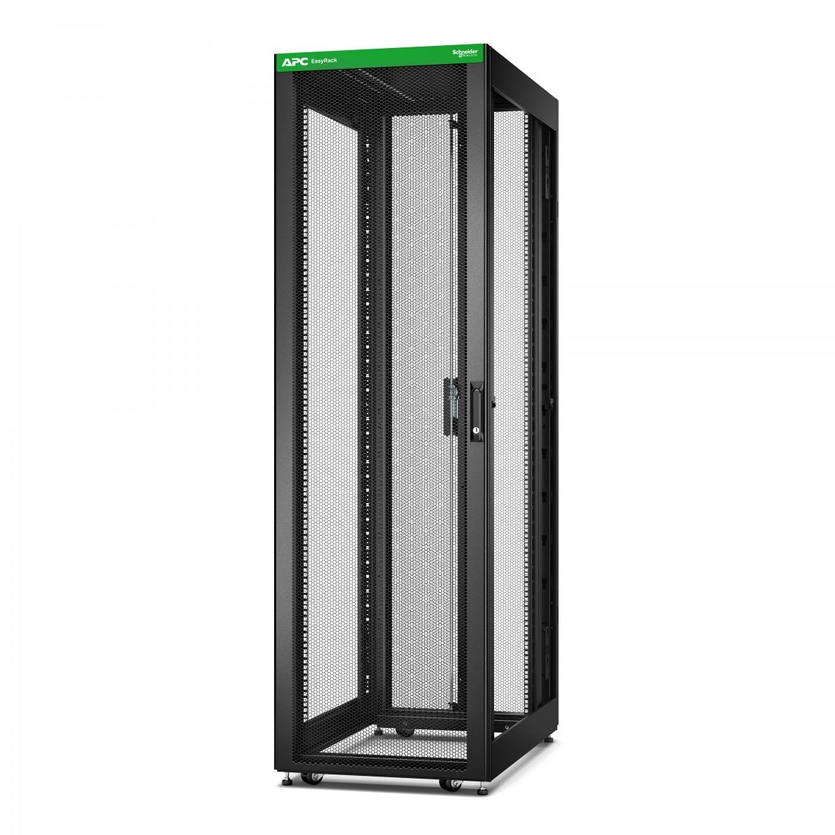APC Easy Rack 600mm/42U/1000mm, con tetto, ruote, piedi e 4 supporti, senza pannelli laterali, nero - COMPONENTI | TecnoCARE.net Sabaudia, Latina, Terracina, San Felice Circeo e Pontinia