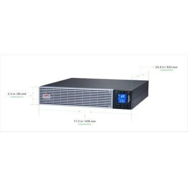 APC APC Easy UPS On-Line Li-Ion SRVL RT 3000VA 230V, con kit di montaggio - BATTERIE E ALIMENTATORI | TecnoCARE.net Sabaudia, Latina, Terracina, San Felice Circeo e Pontinia