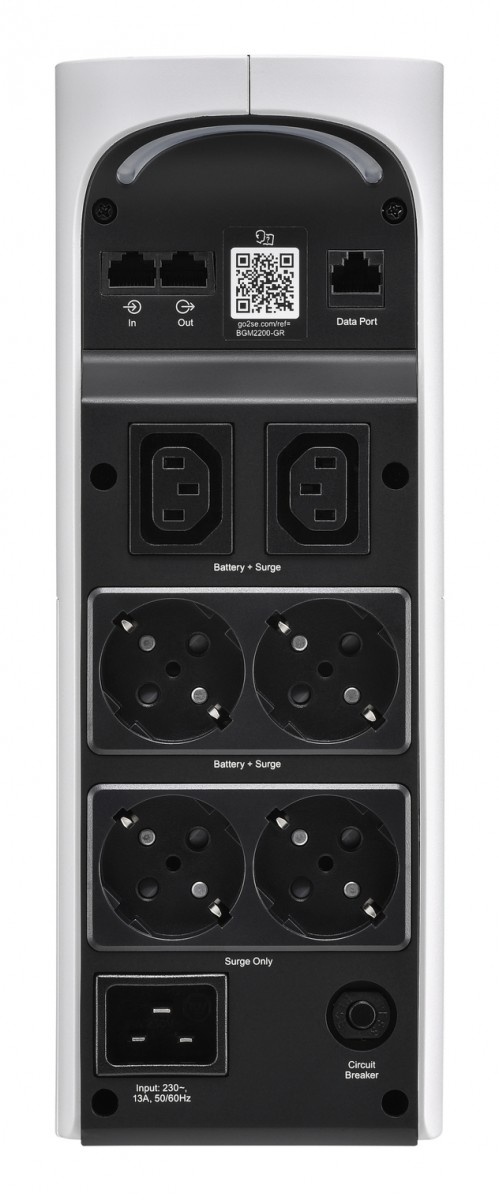 APC APC Back-UPS Pro 2200VA per Gaming, 230V, onda sinusoidale pura, LCD, bianco, Schuko - BATTERIE E ALIMENTATORI | TecnoCARE.net Sabaudia, Latina, Terracina, San Felice Circeo e Pontinia