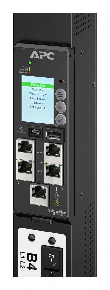 APC APC APDU11250ME NetShelter Rack PDU Avanzato Misurato 3Fasi 42 Prese 20A - BATTERIE E ALIMENTATORI | TecnoCARE.net Sabaudia, Latina, Terracina, San Felice Circeo e Pontinia