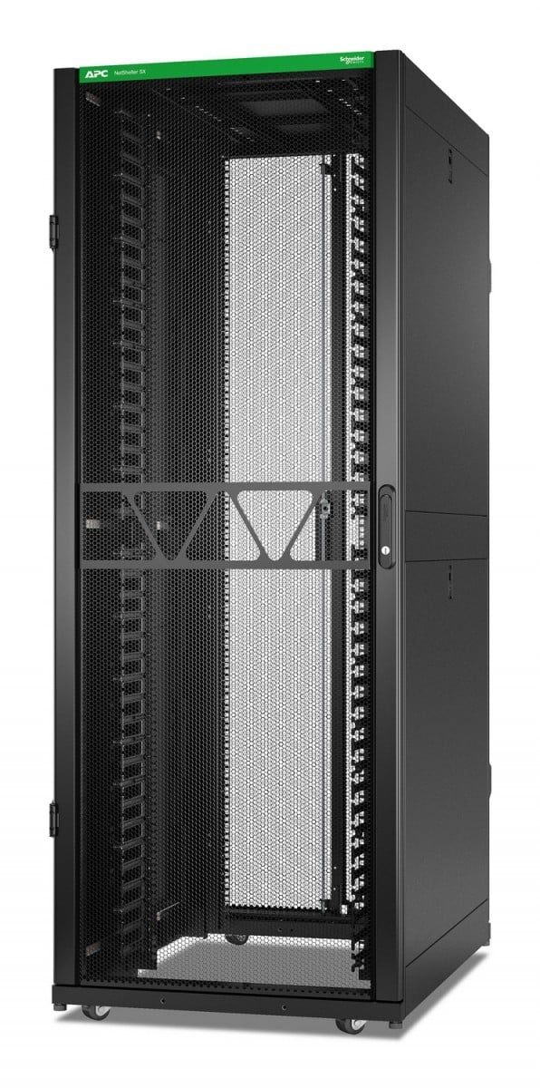 APC APC NetShelter SX Infrastruttura di Rete Gen2, 42U, 1991Hx750Wx1070Dmm, con gestori di cavi verticali, Nero - COMPONENTI | TecnoCARE.net Sabaudia, Latina, Terracina, San Felice Circeo e Pontinia