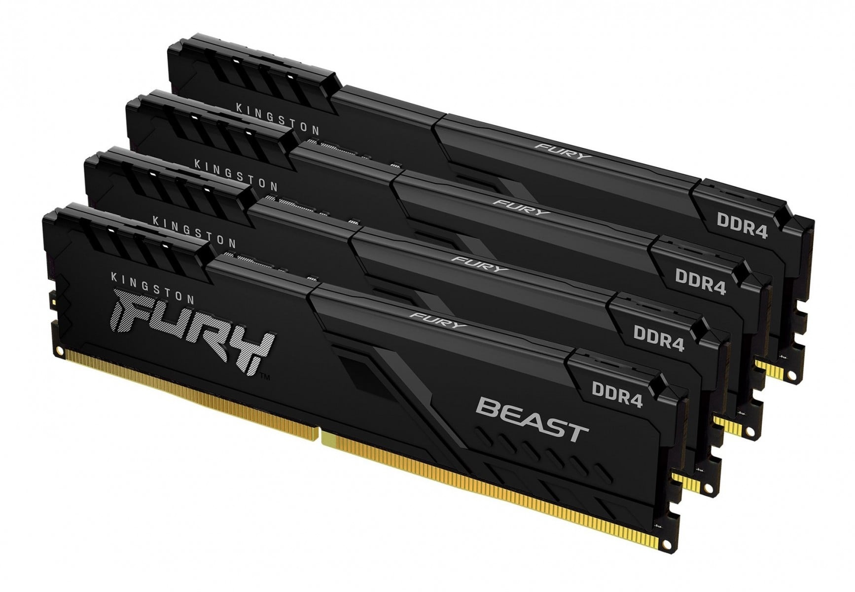 KINGSTON Kingston Technology FURY Beast 64GB 3200MT/s DDR4 CL16 DIMM (Kit di 4) 1Gx8 Nero - COMPONENTI | TecnoCARE.net Sabaudia, Latina, Terracina, San Felice Circeo e Pontinia