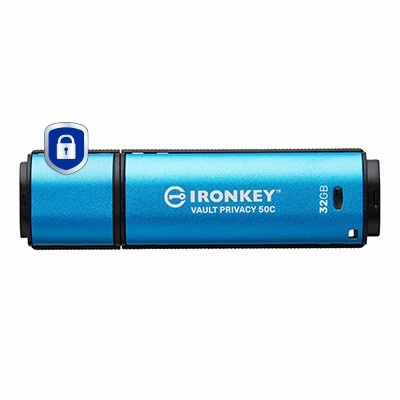 KINGSTON Kingston Technology IronKey 32GB USB-C Vault Privacy 50C Crittografia AES-256, FIPS 197 - SUPPORTI PER LA MEMORIZZAZIONE | TecnoCARE.net Sabaudia, Latina, Terracina, San Felice Circeo e Pontinia
