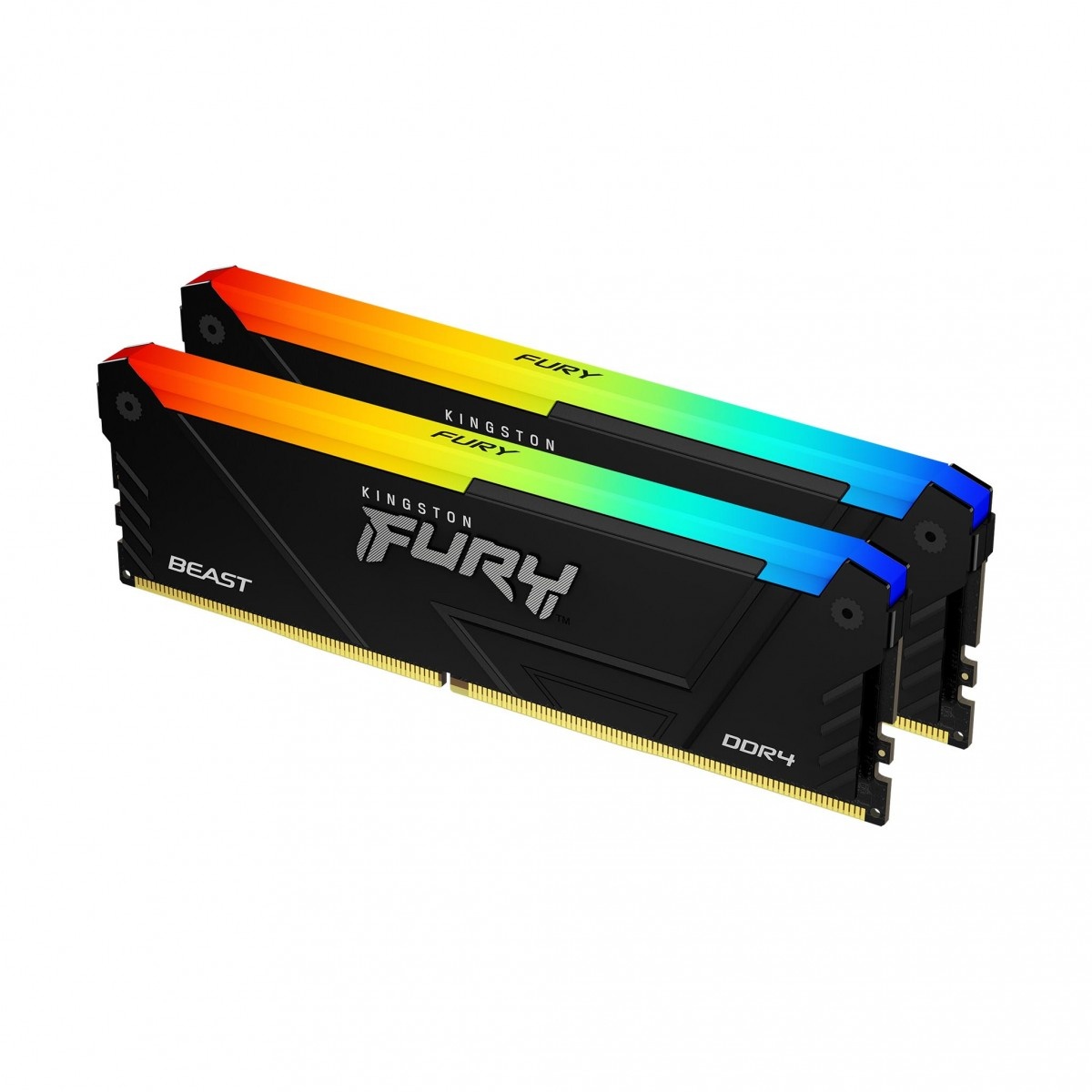 KINGSTON Kingston Technology FURY Beast 16GB 3200MT/s DDR4 CL16 DIMM (Kit di 2) RGB - COMPONENTI | TecnoCARE.net Sabaudia, Latina, Terracina, San Felice Circeo e Pontinia