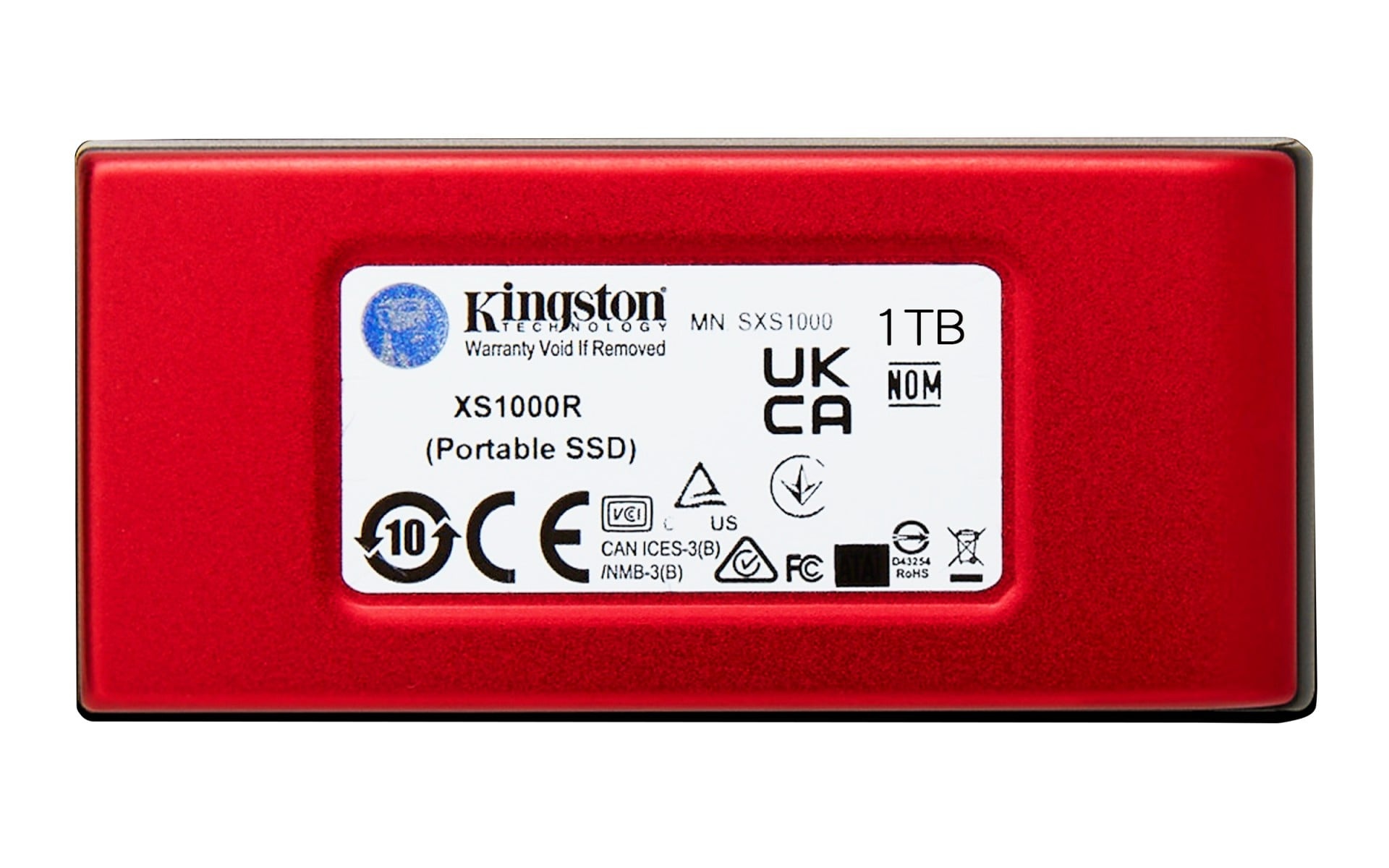 KINGSTON Kingston Technology 1TB XS1000 Disco SSD Esterno Rosso USB 3.2 Gen 2 Portatile - SUPPORTI PER LA MEMORIZZAZIONE | TecnoCARE.net Sabaudia, Latina, Terracina, San Felice Circeo e Pontinia