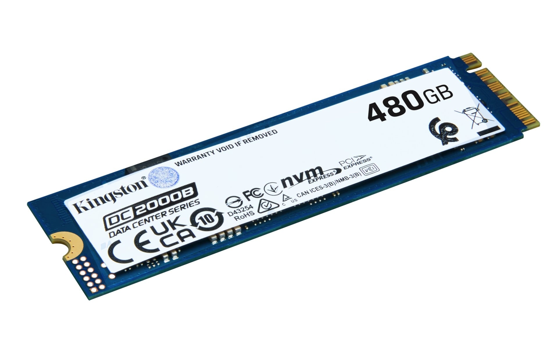 KINGSTON Kingston Technology DC2000B 480 GB PCI Express 4.0 NVMe 3D TLC - SUPPORTI PER LA MEMORIZZAZIONE | TecnoCARE.net Sabaudia, Latina, Terracina, San Felice Circeo e Pontinia
