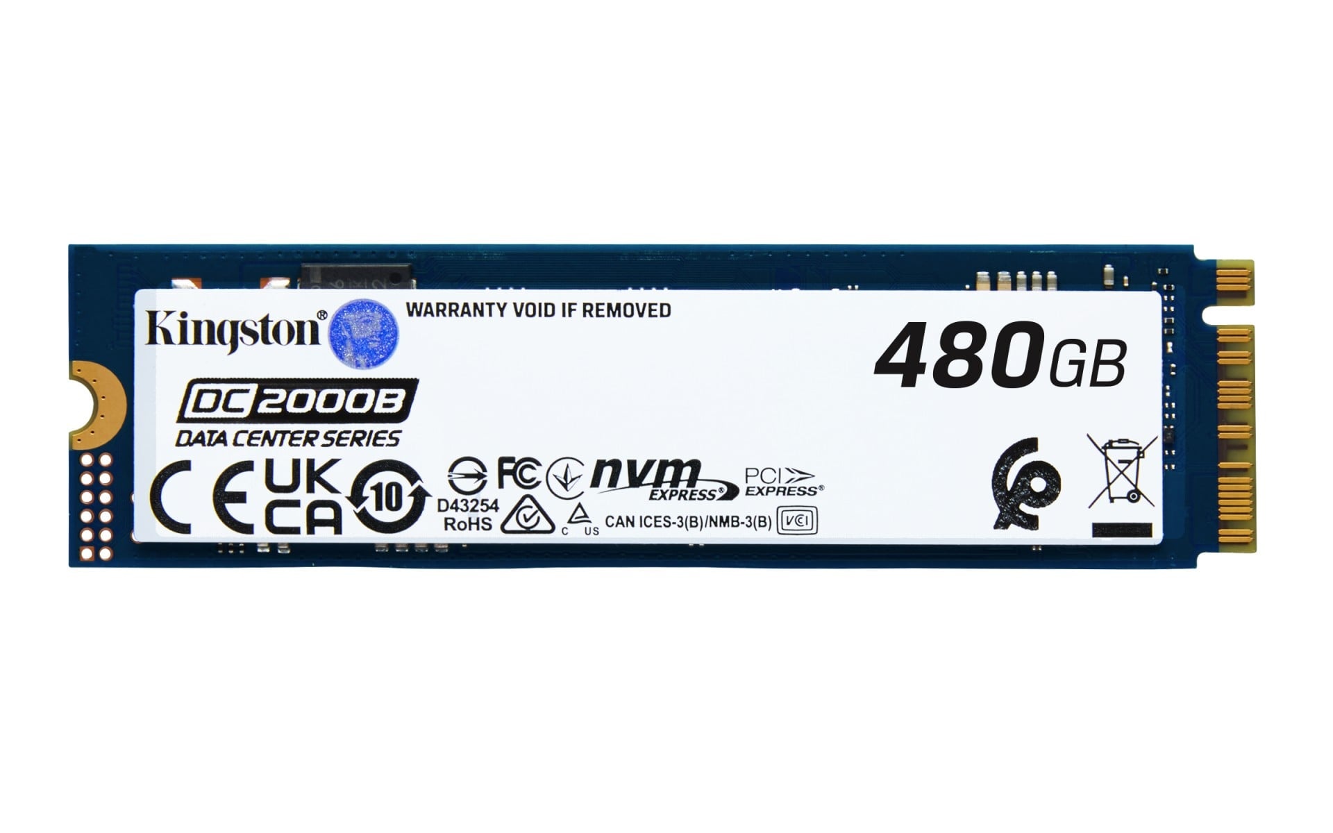KINGSTON Kingston Technology DC2000B 480 GB PCI Express 4.0 NVMe 3D TLC - SUPPORTI PER LA MEMORIZZAZIONE | TecnoCARE.net Sabaudia, Latina, Terracina, San Felice Circeo e Pontinia