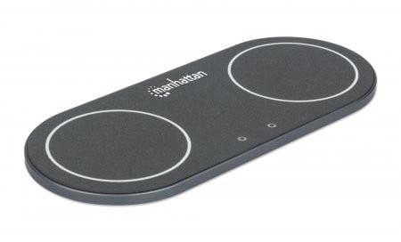 MANHATTAN Manhattan 102209 Caricabatterie wireless Qi 2x 30W - BATTERIE E ALIMENTATORI | TecnoCARE.net Sabaudia, Latina, Terracina, San Felice Circeo e Pontinia