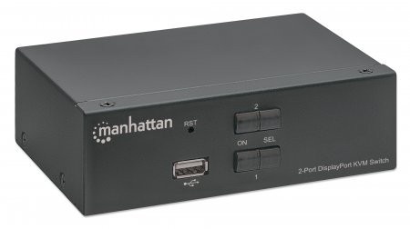 MANHATTAN Manhattan 153546 Switch KVM 2/1 DisplayPort USB - TASTIERE E CONTROLLER | TecnoCARE.net Sabaudia, Latina, Terracina, San Felice Circeo e Pontinia