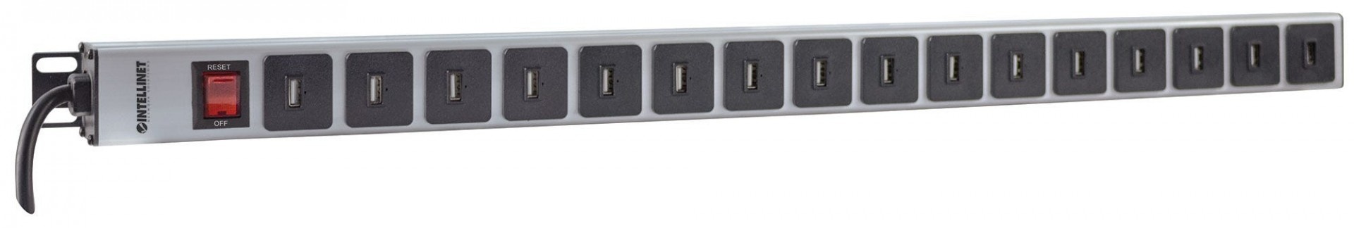 INTELLINET Intellinet 164498 unità di distribuzione dell'energia (PDU) Nero, Grigio - BATTERIE E ALIMENTATORI | TecnoCARE.net Sabaudia, Latina, Terracina, San Felice Circeo e Pontinia
