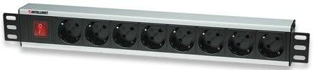 INTELLINET Intellinet 19" Rackmount Bianco 8 presa(e) AC 250 V 3 m - PROTEZIONE CIRCUITI | TecnoCARE.net Sabaudia, Latina, Terracina, San Felice Circeo e Pontinia