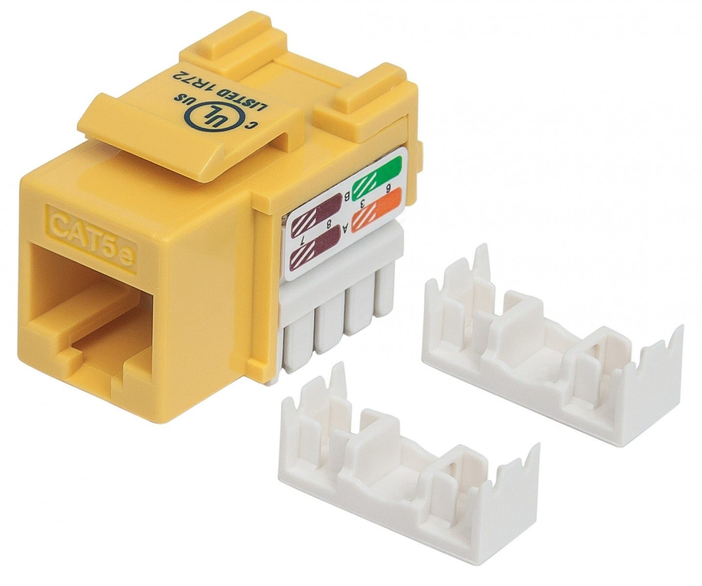 INTELLINET Intellinet 210133 Modulo keystone C5 UTP giallo - DISPOSITIVI E ACCESSORI DI CABLAGGIO | TecnoCARE.net Sabaudia, Latina, Terracina, San Felice Circeo e Pontinia