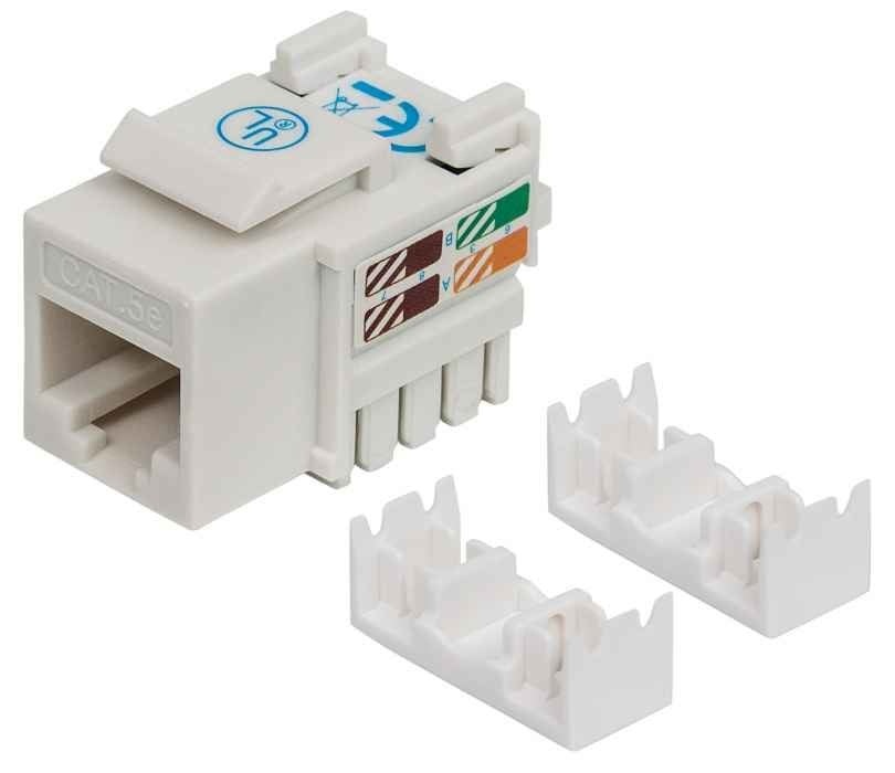 INTELLINET Intellinet 210355 Modulo keystone C5 UTP bianco - DISPOSITIVI E ACCESSORI DI CABLAGGIO | TecnoCARE.net Sabaudia, Latina, Terracina, San Felice Circeo e Pontinia