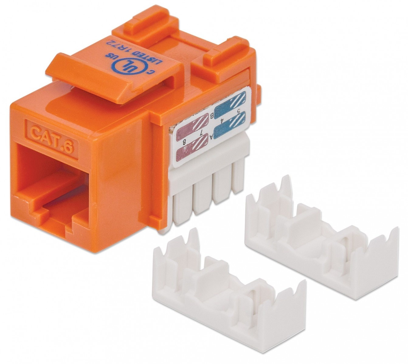 INTELLINET Intellinet 210775 Modulo keystone C6 UTP arancione - DISPOSITIVI E ACCESSORI DI CABLAGGIO | TecnoCARE.net Sabaudia, Latina, Terracina, San Felice Circeo e Pontinia