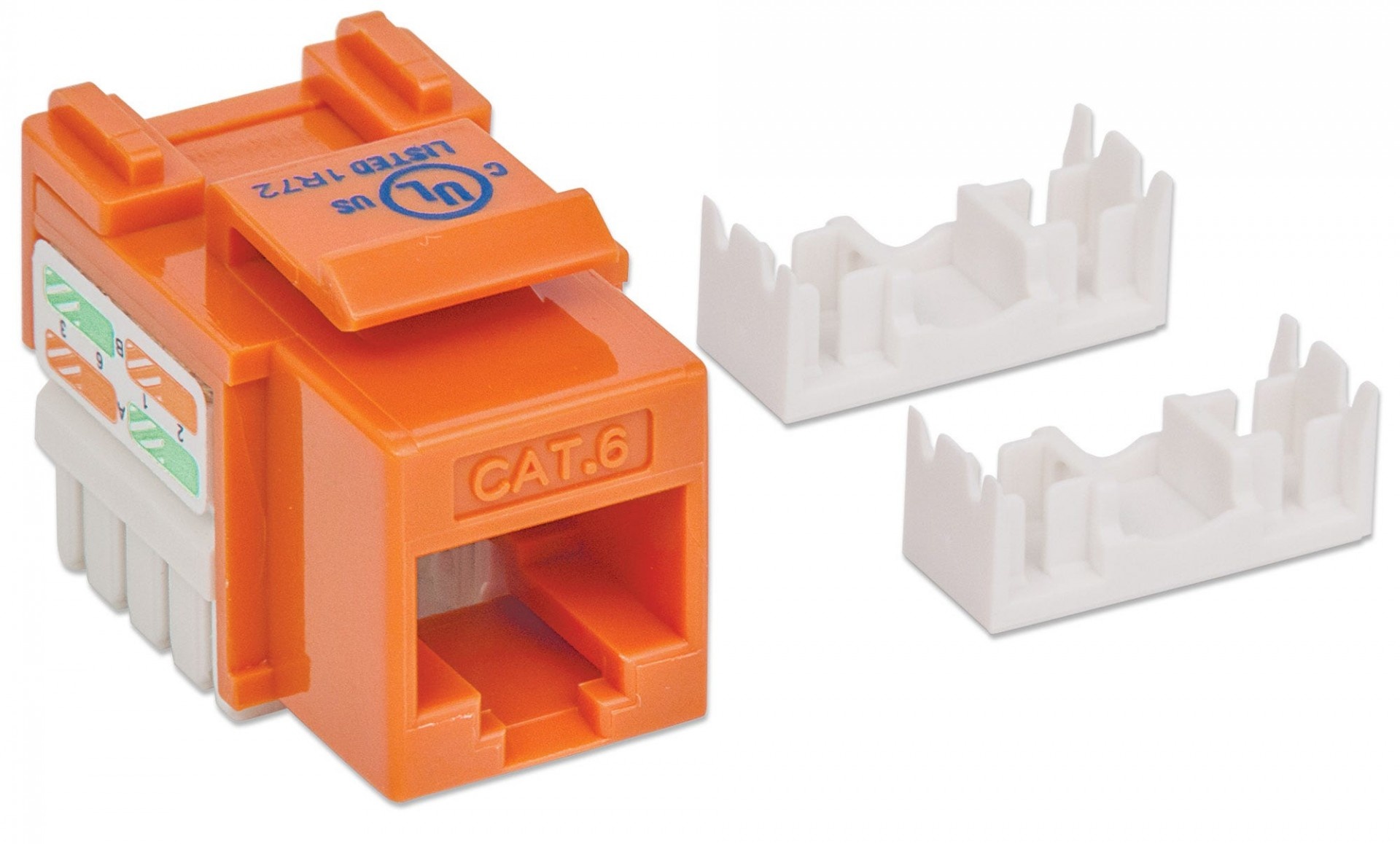 INTELLINET Intellinet 210775 Modulo keystone C6 UTP arancione - DISPOSITIVI E ACCESSORI DI CABLAGGIO | TecnoCARE.net Sabaudia, Latina, Terracina, San Felice Circeo e Pontinia