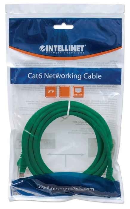 INTELLINET Intellinet Cat6 UTP cavo di rete Verde 1,5 m U/UTP (UTP) - CAVI PER COMPUTER E PERIFERICHE | TecnoCARE.net Sabaudia, Latina, Terracina, San Felice Circeo e Pontinia