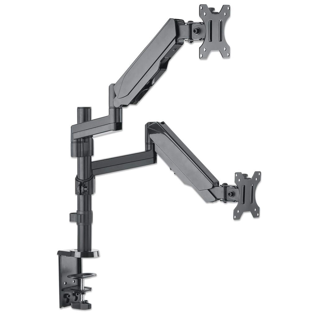 MANHATTAN Manhattan 461597 Braccio di montaggio per scrivania 2x LCD a molla a gas - ACCESSORI ED ELEMENTI PER APPARECCHIATURA AUDIO | TecnoCARE.net Sabaudia, Latina, Terracina, San Felice Circeo e Pontinia