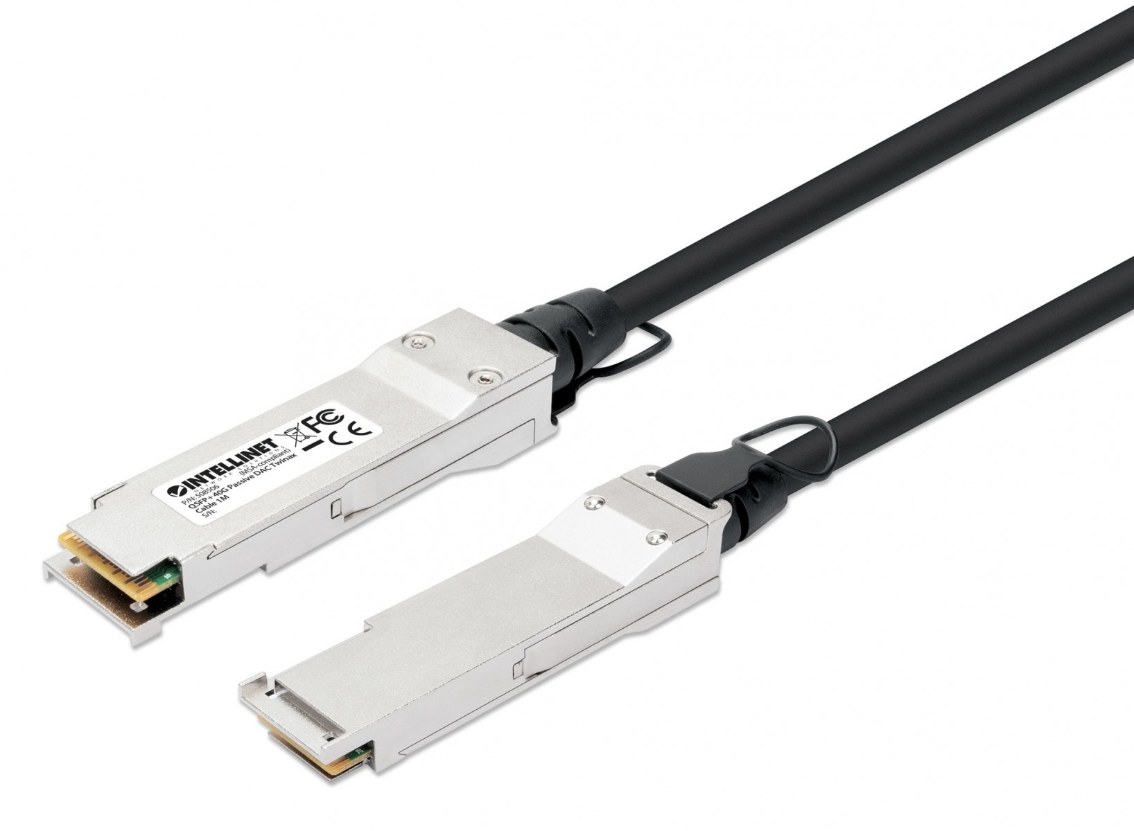 INTELLINET Intellinet 508506 cavo InfiniBand e in fibra ottica 1 m QSFP+ Nero, Argento - CAVI PER COMPUTER E PERIFERICHE | TecnoCARE.net Sabaudia, Latina, Terracina, San Felice Circeo e Pontinia