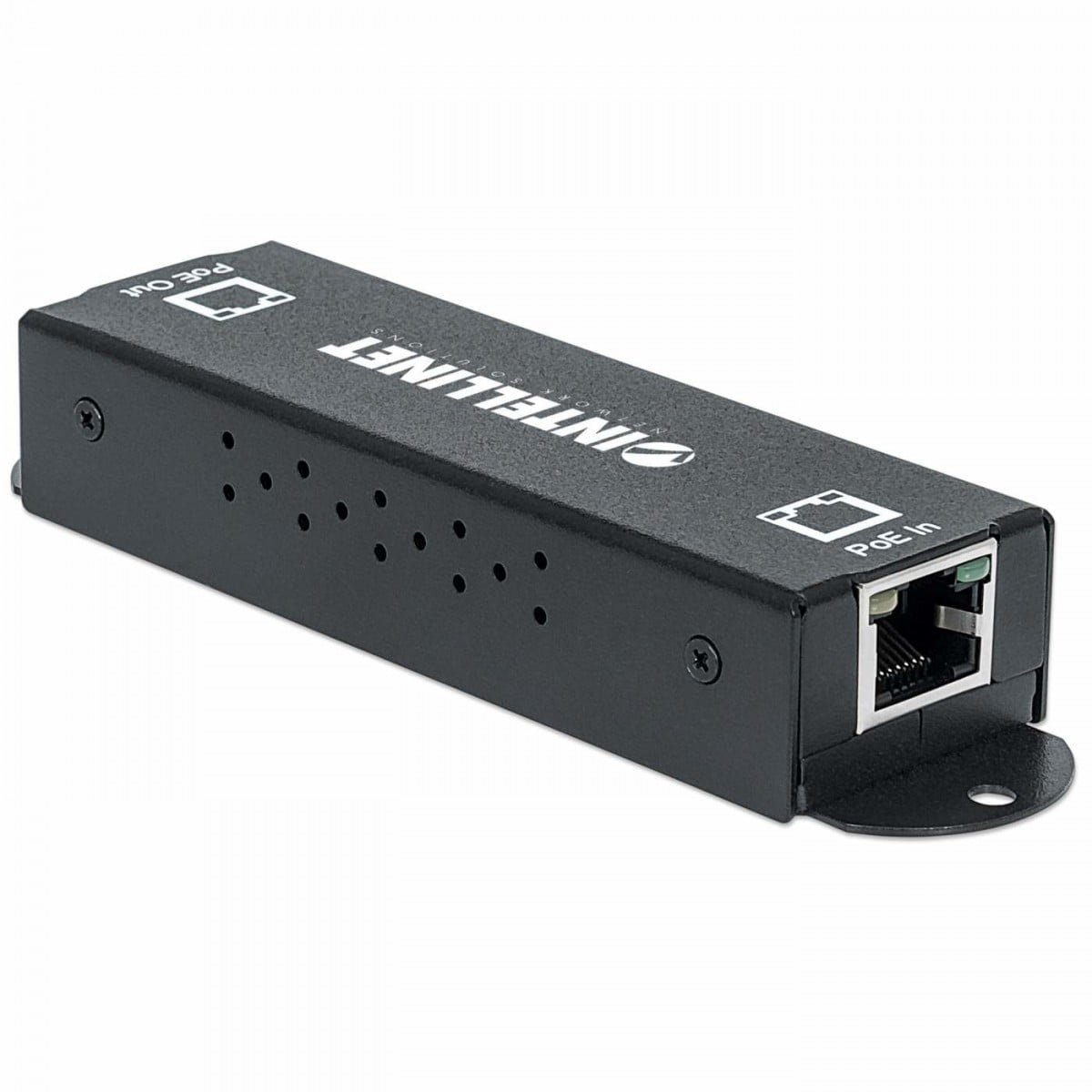 INTELLINET 560962 - Gigabit Ethernet - 10,100,1000 Mbit/s - IEEE 802.3 - IEEE 802.3ab - IEEE 802.3af - IEEE 802.3at - IEEE 802.3u - Cat5 - Cat5e - Nero - Metallo - RETI | TecnoCARE.net Sabaudia, Latina, Terracina, San Felice Circeo e Pontinia