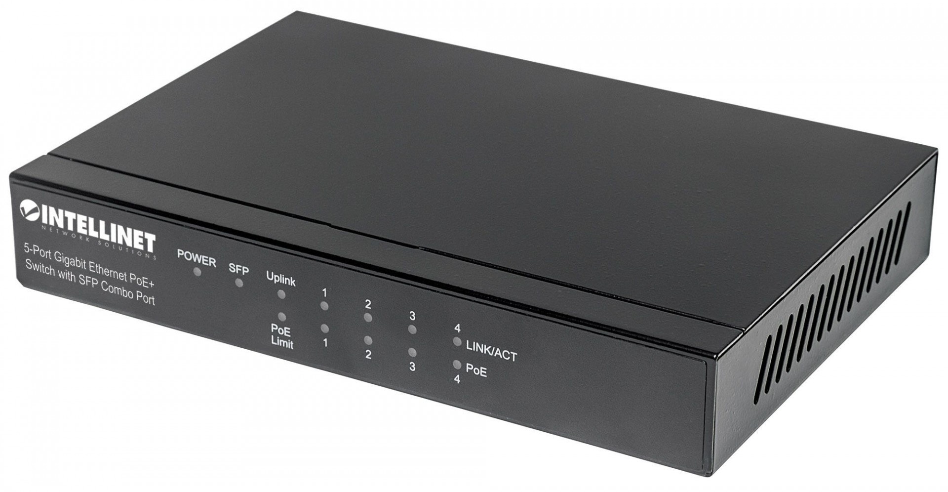 INTELLINET Intellinet 561174 Switch Gigabit 5 porte PoE+ 1SFP - RETI | TecnoCARE.net Sabaudia, Latina, Terracina, San Felice Circeo e Pontinia