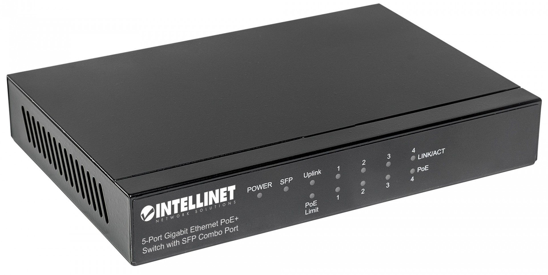 INTELLINET Intellinet 561174 Switch Gigabit 5 porte PoE+ 1SFP - RETI | TecnoCARE.net Sabaudia, Latina, Terracina, San Felice Circeo e Pontinia