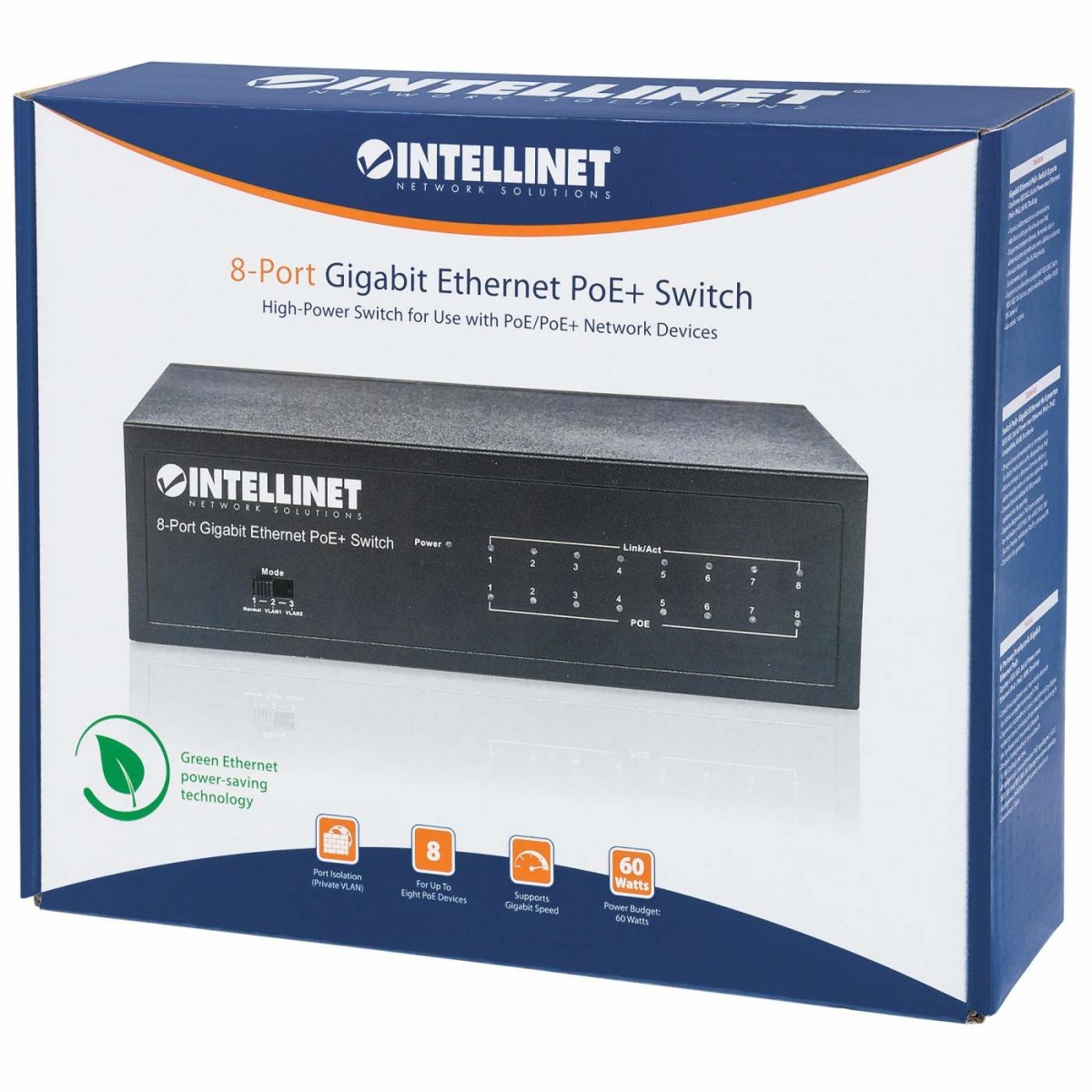 INTELLINET Intellinet 561204 switch di rete Gestito Gigabit Ethernet (10/100/1000) Supporto Power over Ethernet (PoE) Nero - RETI | TecnoCARE.net Sabaudia, Latina, Terracina, San Felice Circeo e Pontinia