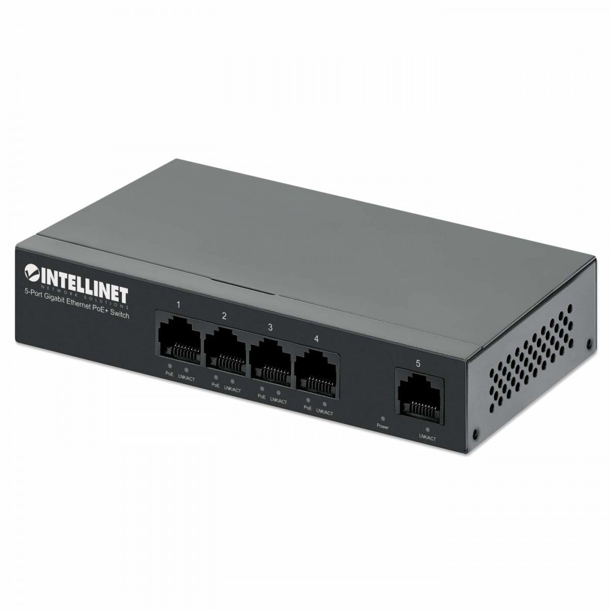 INTELLINET Intellinet 561792 switch di rete Gigabit Ethernet (10/100/1000) Supporto Power over Ethernet (PoE) Nero - RETI | TecnoCARE.net Sabaudia, Latina, Terracina, San Felice Circeo e Pontinia