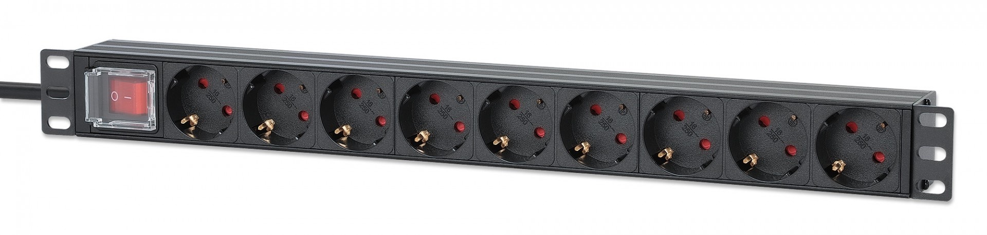 INTELLINET Intellinet 715133 unità di distribuzione dell'energia (PDU) 9 presa(e) AC 1U Nero - BATTERIE E ALIMENTATORI | TecnoCARE.net Sabaudia, Latina, Terracina, San Felice Circeo e Pontinia