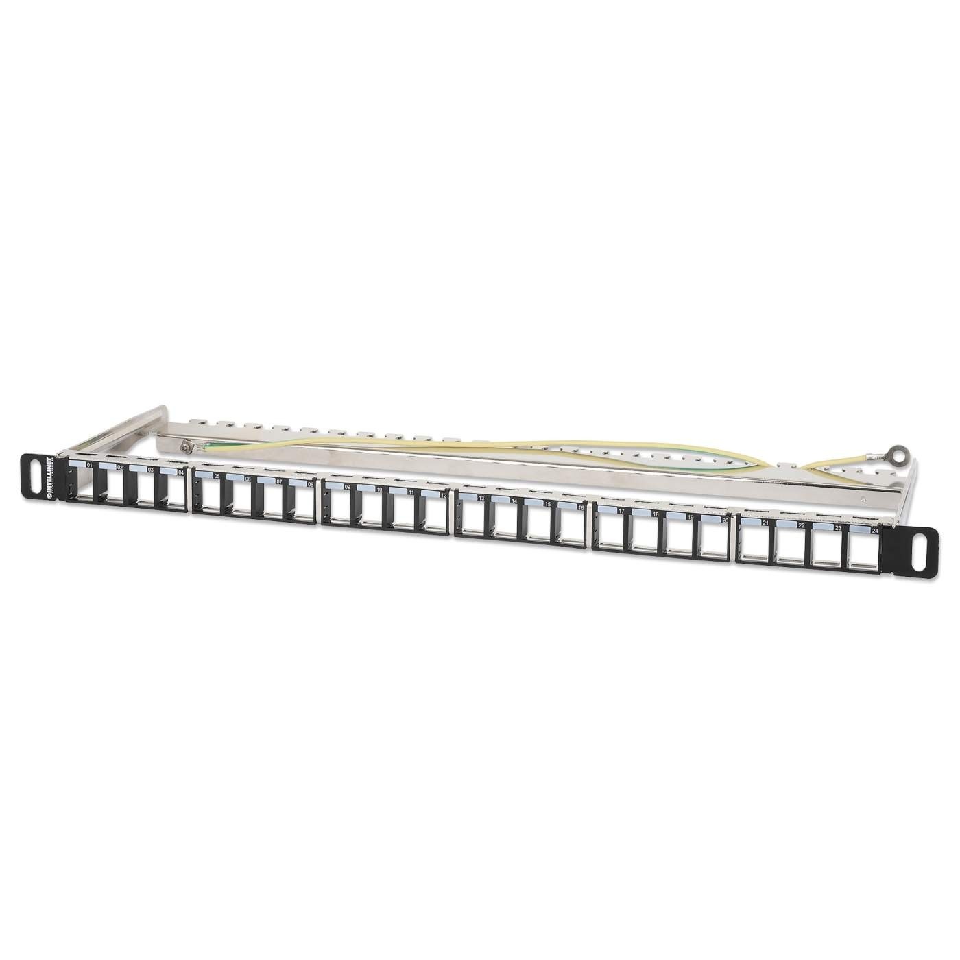 INTELLINET Intellinet 721011 Pannello patch 24P Keyst 0,5U - RETI | TecnoCARE.net Sabaudia, Latina, Terracina, San Felice Circeo e Pontinia