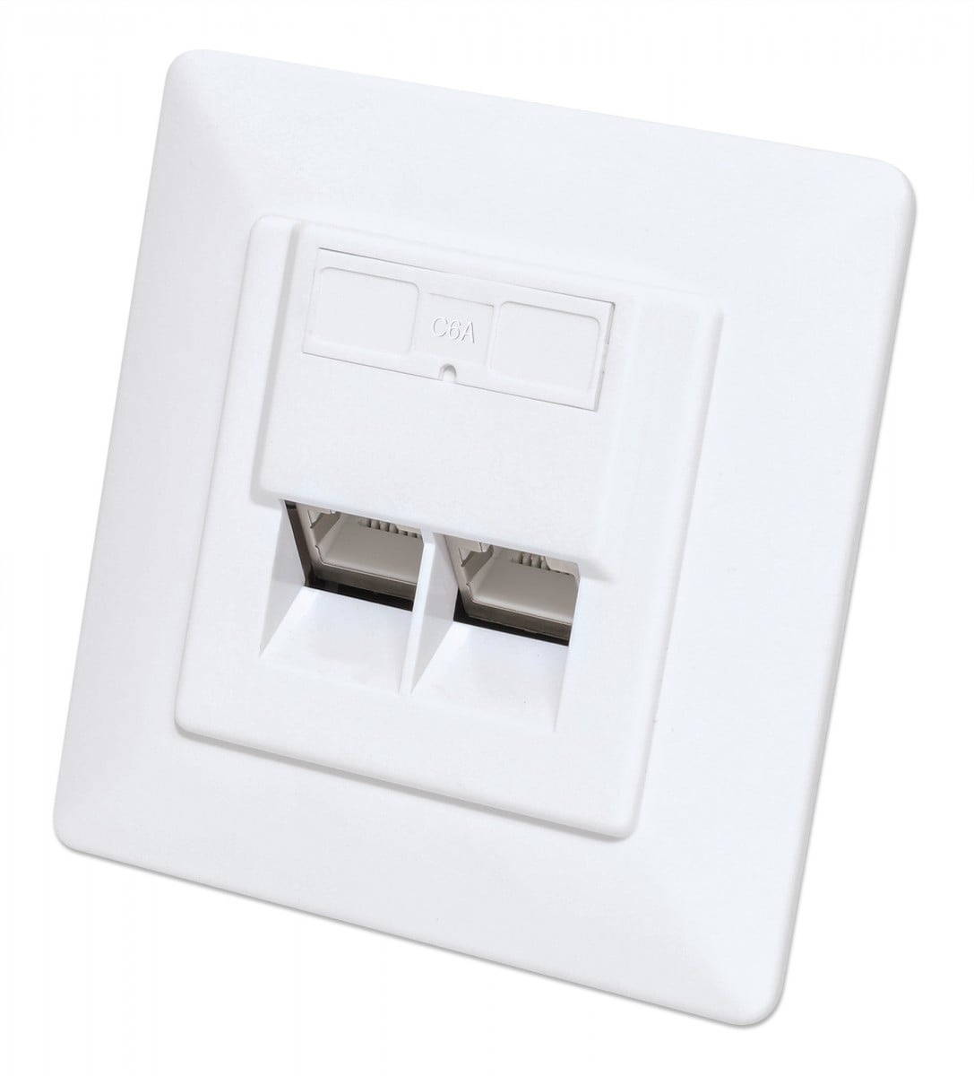 INTELLINET Intellinet 771917 presa energia 2 x RJ-45 Bianco - DISPOSITIVI E ACCESSORI DI CABLAGGIO | TecnoCARE.net Sabaudia, Latina, Terracina, San Felice Circeo e Pontinia