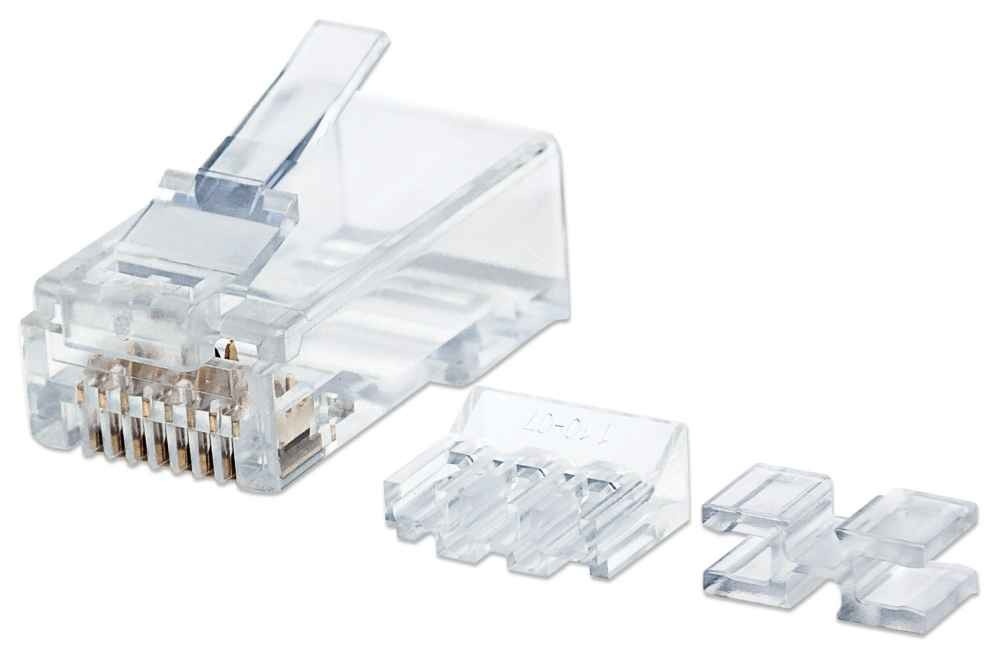INTELLINET PLUG RJ45 8P/8C UTP Cat6A FOR WIRE, 80PCS - CAVI PER COMPUTER E PERIFERICHE | TecnoCARE.net Sabaudia, Latina, Terracina, San Felice Circeo e Pontinia