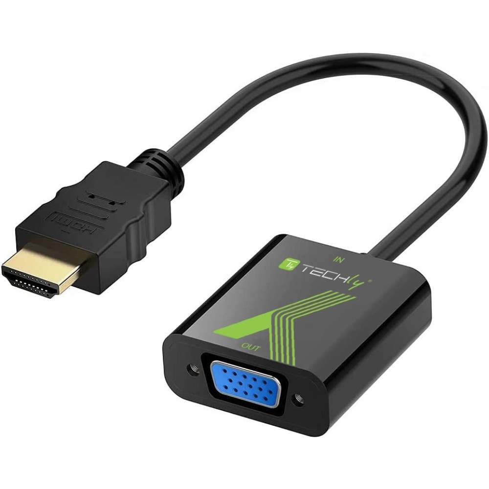 TECHLY Techly IDATA HDMI-VGA2 Adattatore HDMI a S-VGA D-Sub15 M/F - CAVI PER COMPUTER E PERIFERICHE | TecnoCARE.net Sabaudia, Latina, Terracina, San Felice Circeo e Pontinia