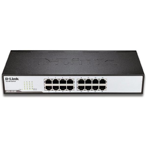 D-LINK D-Link DES-1016D/E switch di rete Non gestito - RETI | TecnoCARE.net Sabaudia, Latina, Terracina, San Felice Circeo e Pontinia