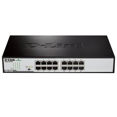 D-LINK D-Link DGS-1016D/E switch di rete Non gestito Nero, Metallico - RETI | TecnoCARE.net Sabaudia, Latina, Terracina, San Felice Circeo e Pontinia