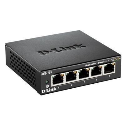 D-LINK D-LINK SWITCH 5 PORTE GIGABIT CASE METALLICO - SWITCH E HUB | TecnoCARE.net Sabaudia, Latina, Terracina, San Felice Circeo e Pontinia