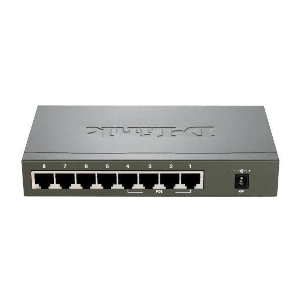 D-LINK D-LINK SWITCH 8 PORTE 10/100 DI CUI 4 POE DESKTOP - SWITCH E HUB | TecnoCARE.net Sabaudia, Latina, Terracina, San Felice Circeo e Pontinia