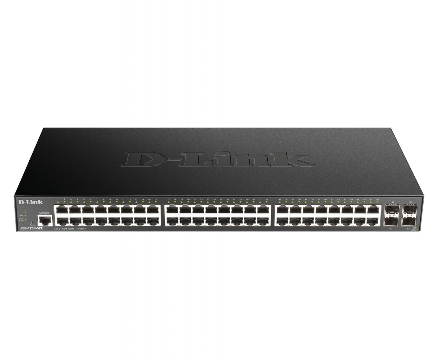 D-LINK D-Link DGS-1250-52X/E 48-port Gigabit Smart Managed Switch with 4x 10G SFP+ ports - RETI | TecnoCARE.net Sabaudia, Latina, Terracina, San Felice Circeo e Pontinia
