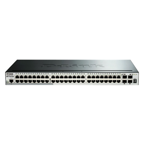 D-LINK D-LINK SWITCH 52 PORTE GIGABIT POE MANAGED, INCLUDE 4 PORTE 10G SFP+ - SWITCH E HUB | TecnoCARE.net Sabaudia, Latina, Terracina, San Felice Circeo e Pontinia
