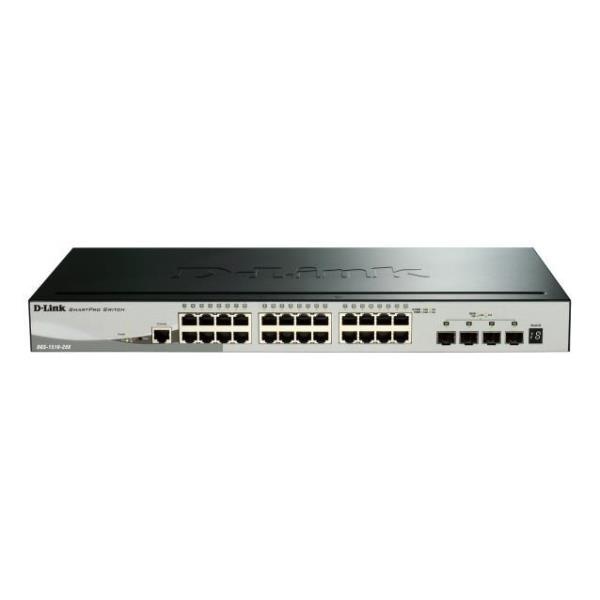 D-LINK D-LINK SWITCH 28 PORTE 10/100/1000 GIGABIT STACKABLE SMART MANAGED SWITCH INCLUDING 4 10G SFP+ PORTS - SWITCH E HUB | TecnoCARE.net Sabaudia, Latina, Terracina, San Felice Circeo e Pontinia