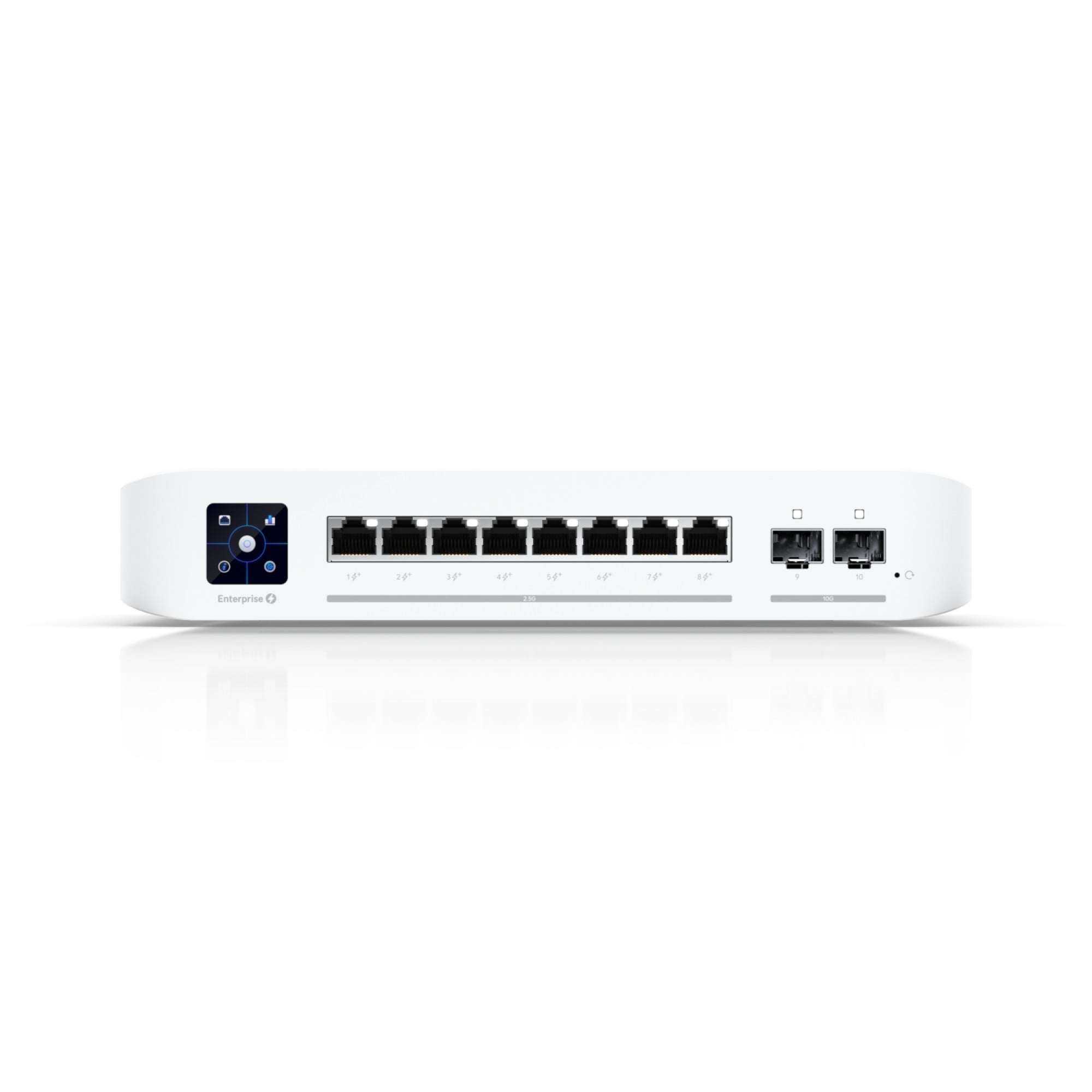 UBIQUITI Ubiquiti USW-ENTERPRISE-8-POE Networks UniFi Enterprise 8 PoE Gestito L3 2.5G Ethernet (100/1000/2500) Supporto Power over Ethernet (PoE) Acciaio inossidabile - RETI | TecnoCARE.net Sabaudia, Latina, Terracina, San Felice Circeo e Pontinia