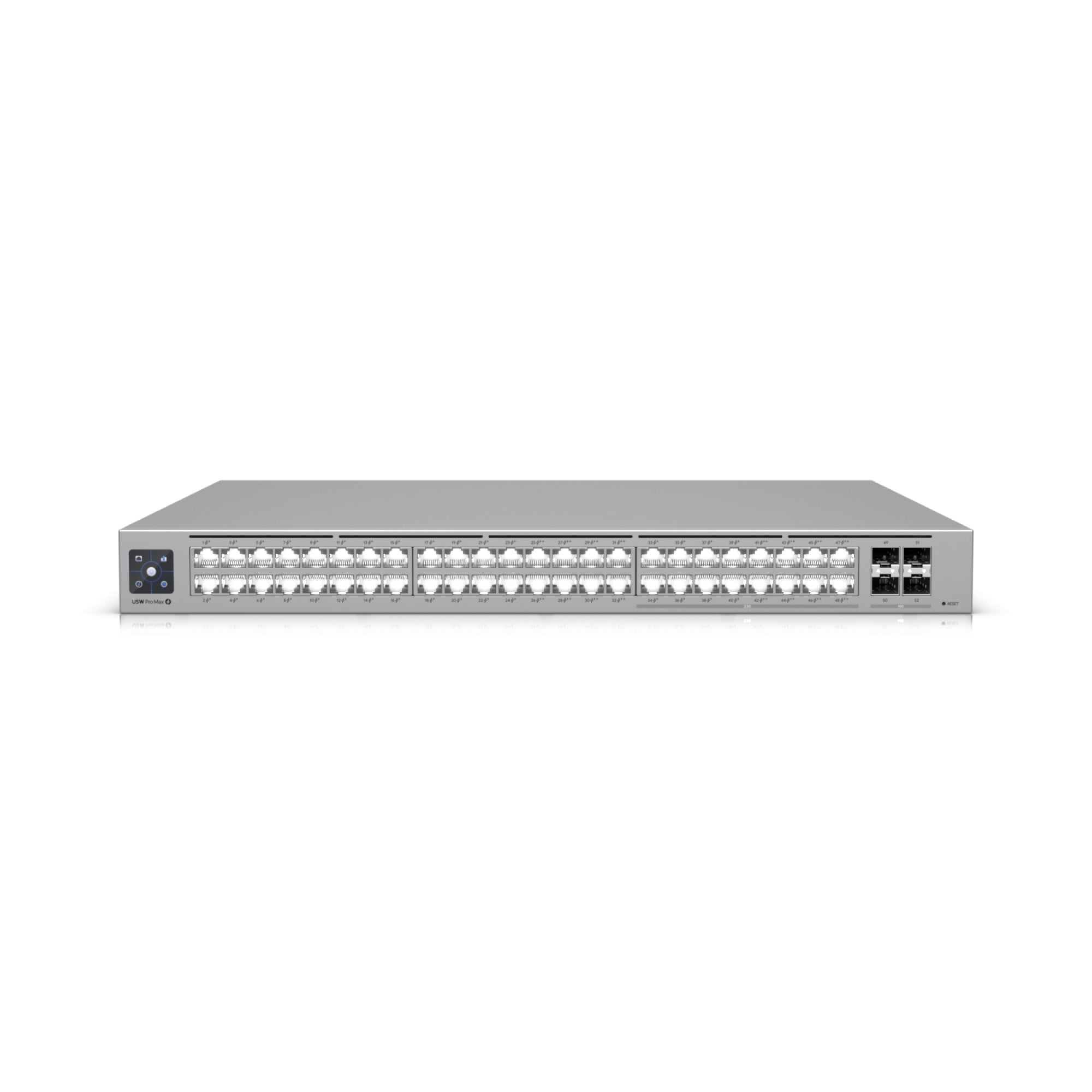 UBIQUITI Ubiquiti USW-Pro-Max-48-PoE Interruttore UniFi a 48 porte multi-gigabit PoE++, con funzionalità layer3 e etherlighting. - RETI | TecnoCARE.net Sabaudia, Latina, Terracina, San Felice Circeo e Pontinia