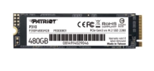 PATRIOT Patriot Memory P310 480 GB M.2 PCI Express 3.0 NVMe - SUPPORTI PER LA MEMORIZZAZIONE | TecnoCARE.net Sabaudia, Latina, Terracina, San Felice Circeo e Pontinia