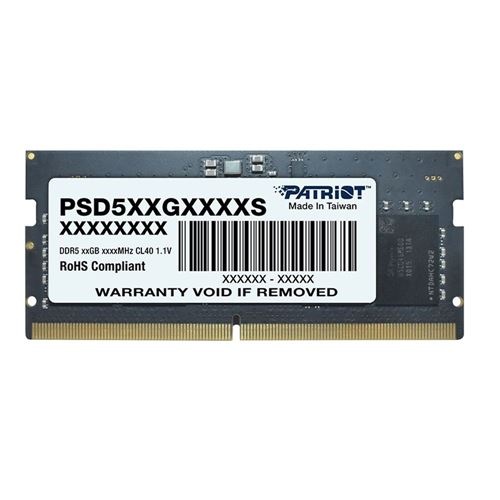 PATRIOT Modulo di memoria Patriot Memory Signature Line PSD516G480081S 16 GB 1 x 16 GB DDR5 - COMPONENTI | TecnoCARE.net Sabaudia, Latina, Terracina, San Felice Circeo e Pontinia