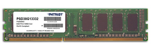 PATRIOT PATRIOT RAM DIMM 8GB DDR3 1333MHZ CL9 - MEMORIE RAM | TecnoCARE.net Sabaudia, Latina, Terracina, San Felice Circeo e Pontinia