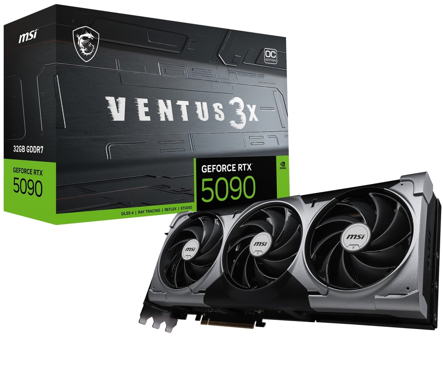 MSI MSI GeForce RTX 5090 Ventus 3X OC 32GB GDDR7 DLSS4 - COMPONENTI | TecnoCARE.net Sabaudia, Latina, Terracina, San Felice Circeo e Pontinia