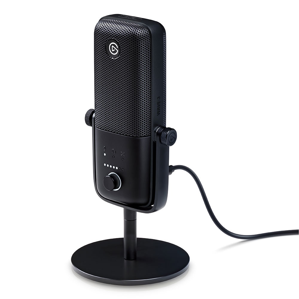 ELGATO Elgato Wave:3 Microfono USB a Condensatore - Nero - ACCESSORI GAMING | TecnoCARE.net Sabaudia, Latina, Terracina, San Felice Circeo e Pontinia